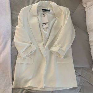 Brand new white Zara blazer!